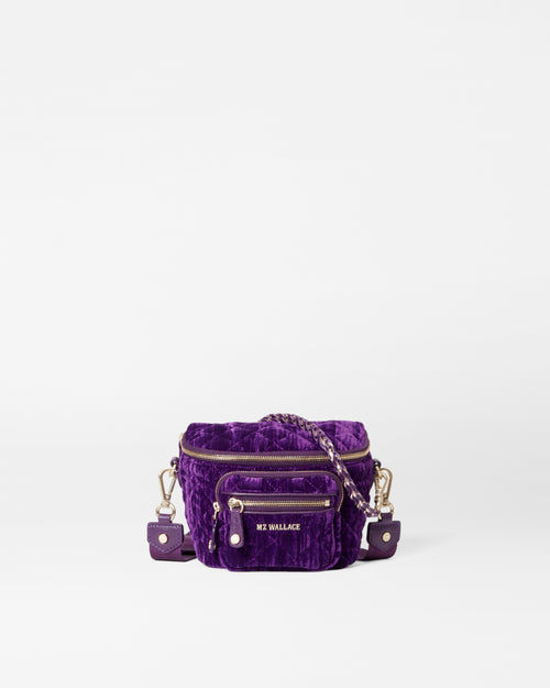 Velvet Amethyst Micro Crosby Sling