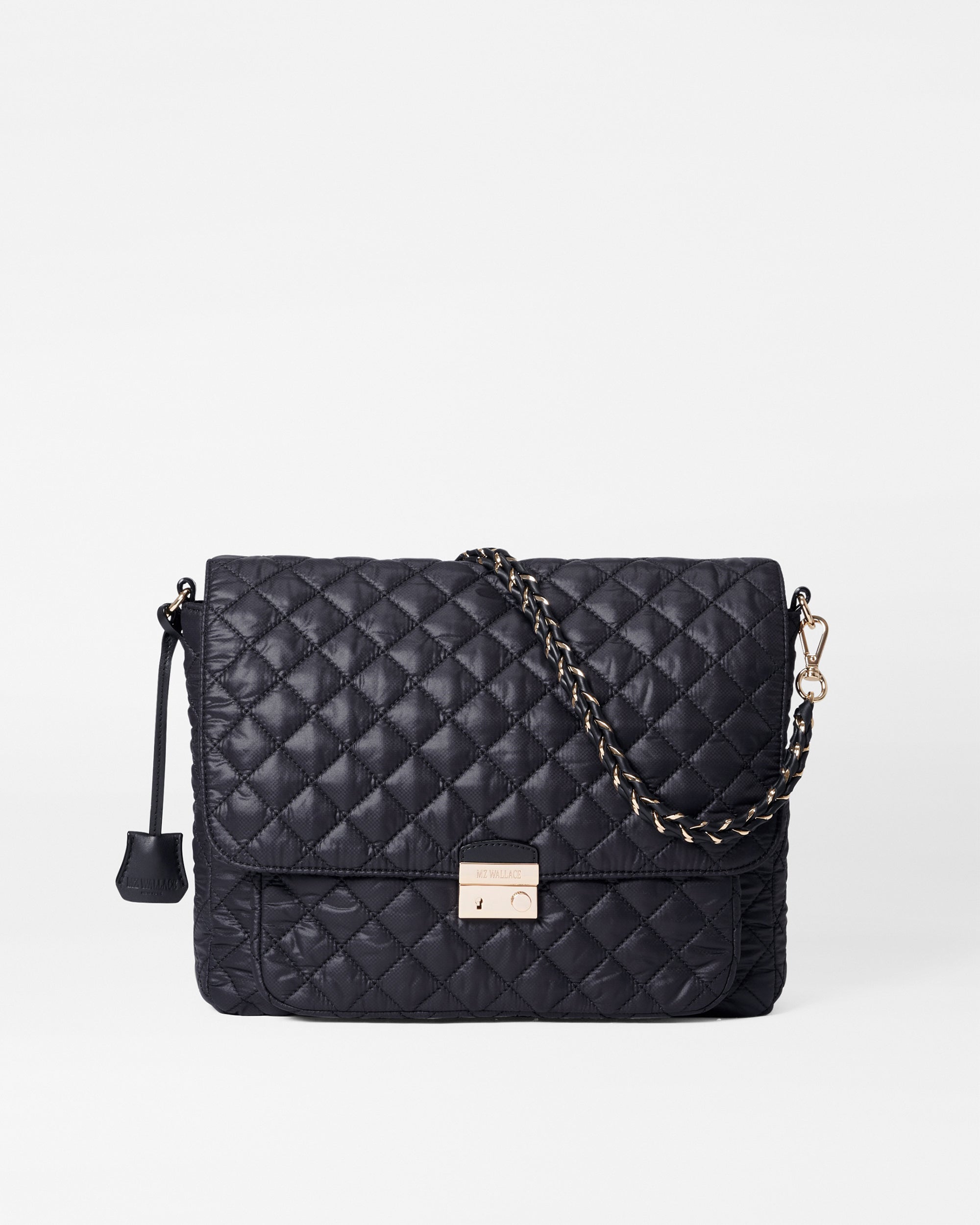 Large Crosby Lock Crossbody-Black - 1