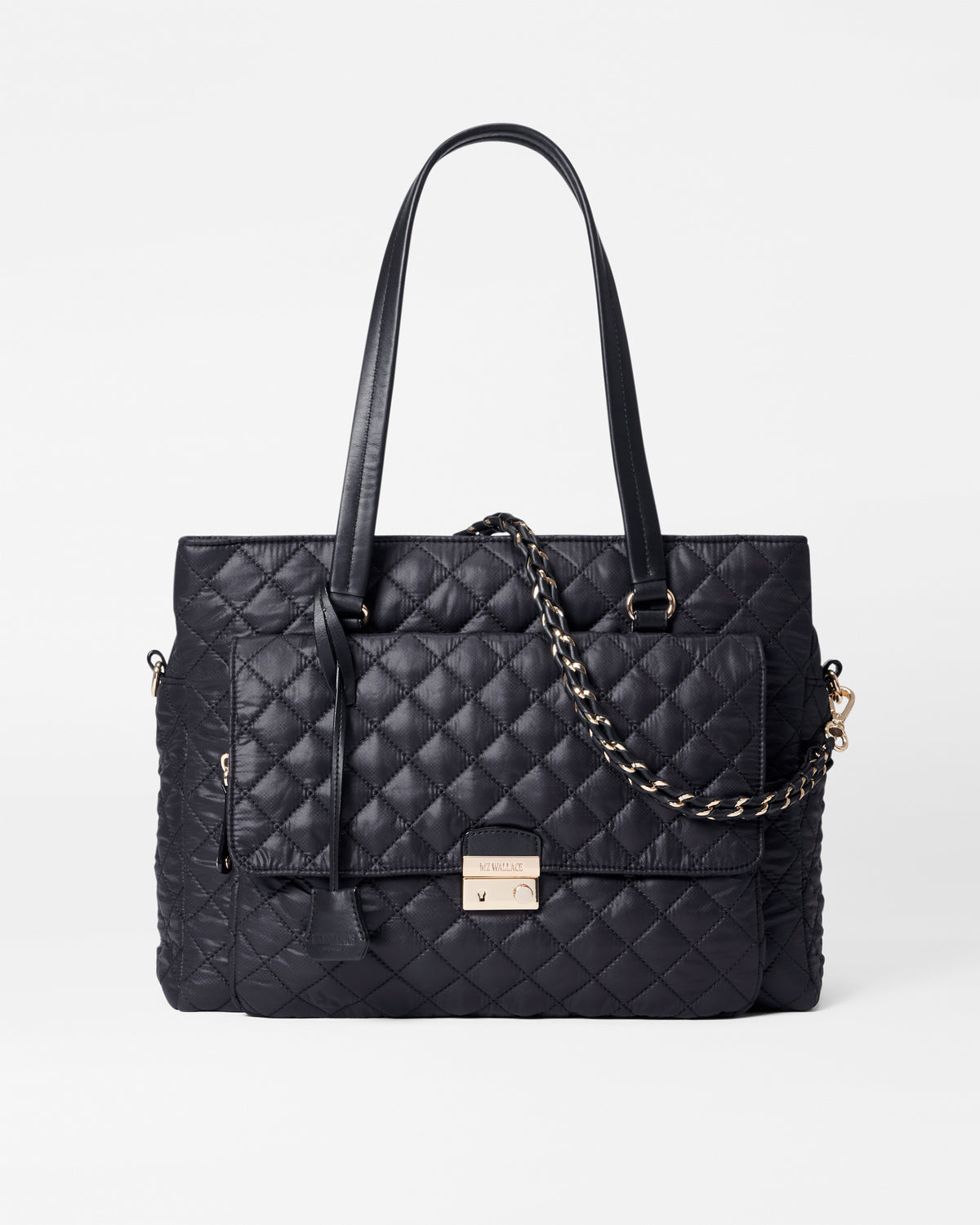 Black Crosby Lock Tote