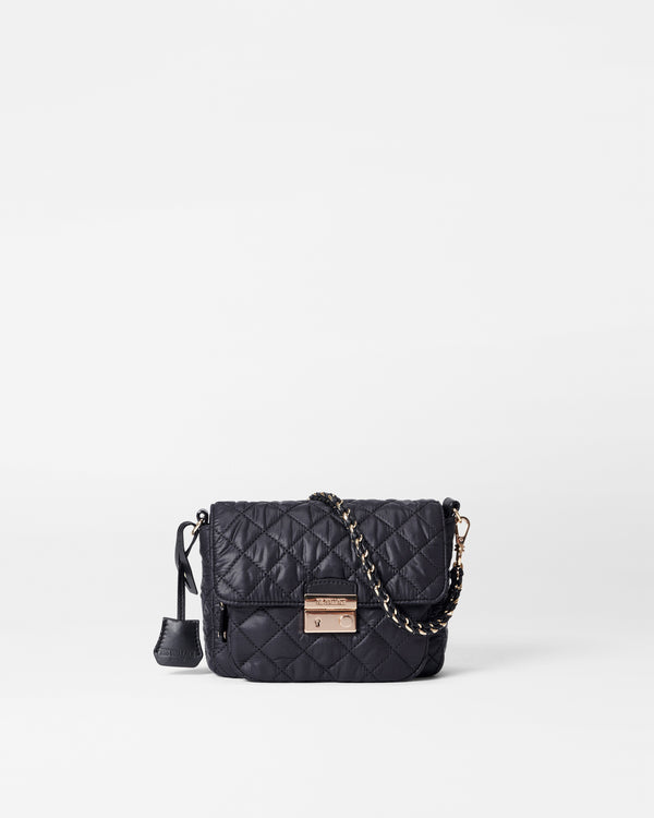 Black Small Crosby Lock Crossbody