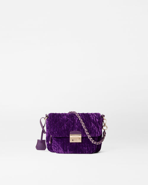 Velvet Amethyst Small Crosby Lock Crossbody