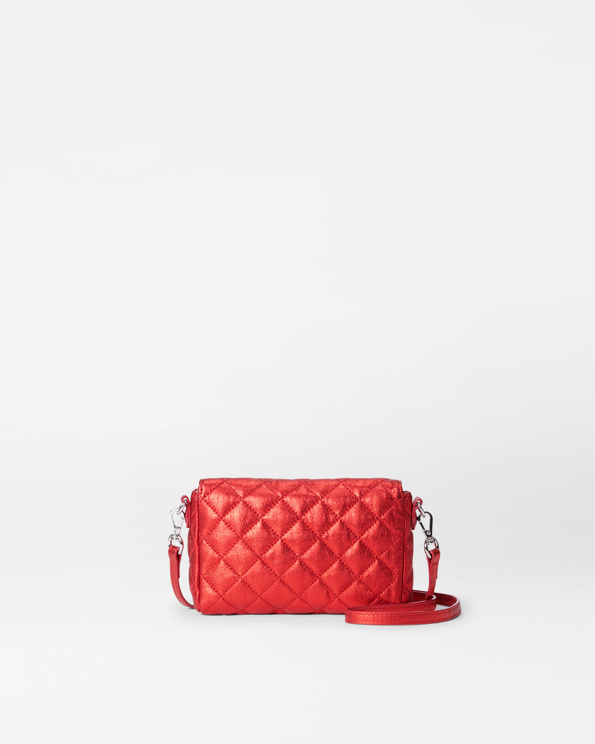 Ruby Metallic Leather Convertible Crossbody - 3