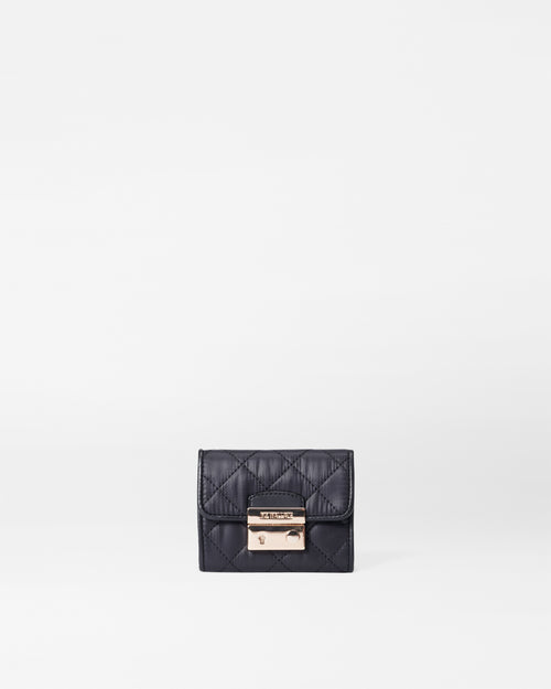 Black Small Crosby Lock Wallet