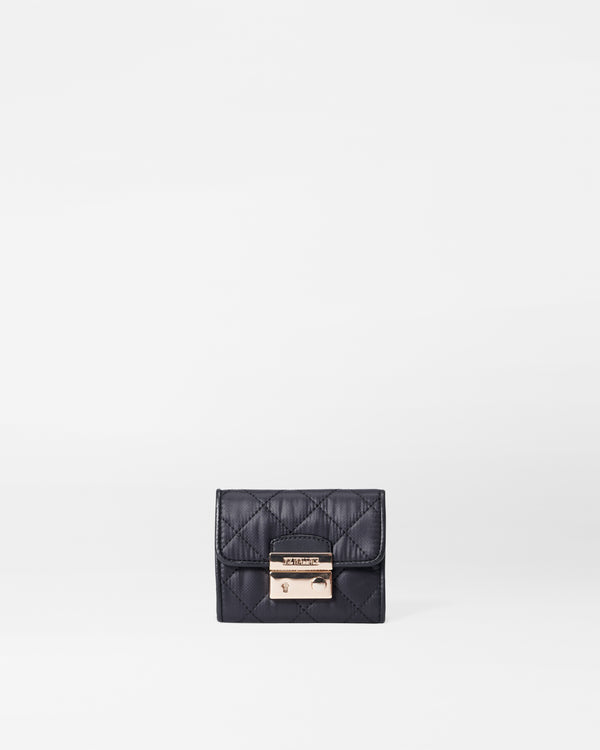 Black Small Crosby Lock Wallet