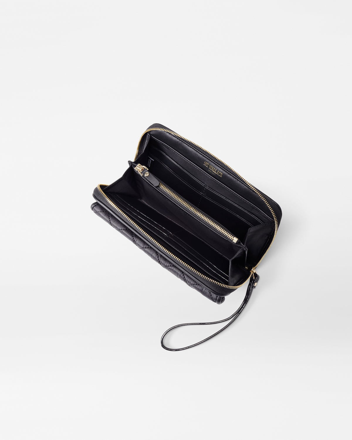 Black Crosby Lock Wristlet