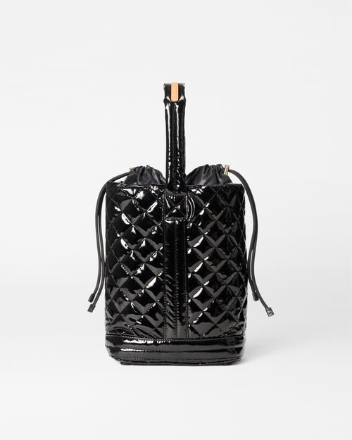 Black Lacquer MZW Wine Tote