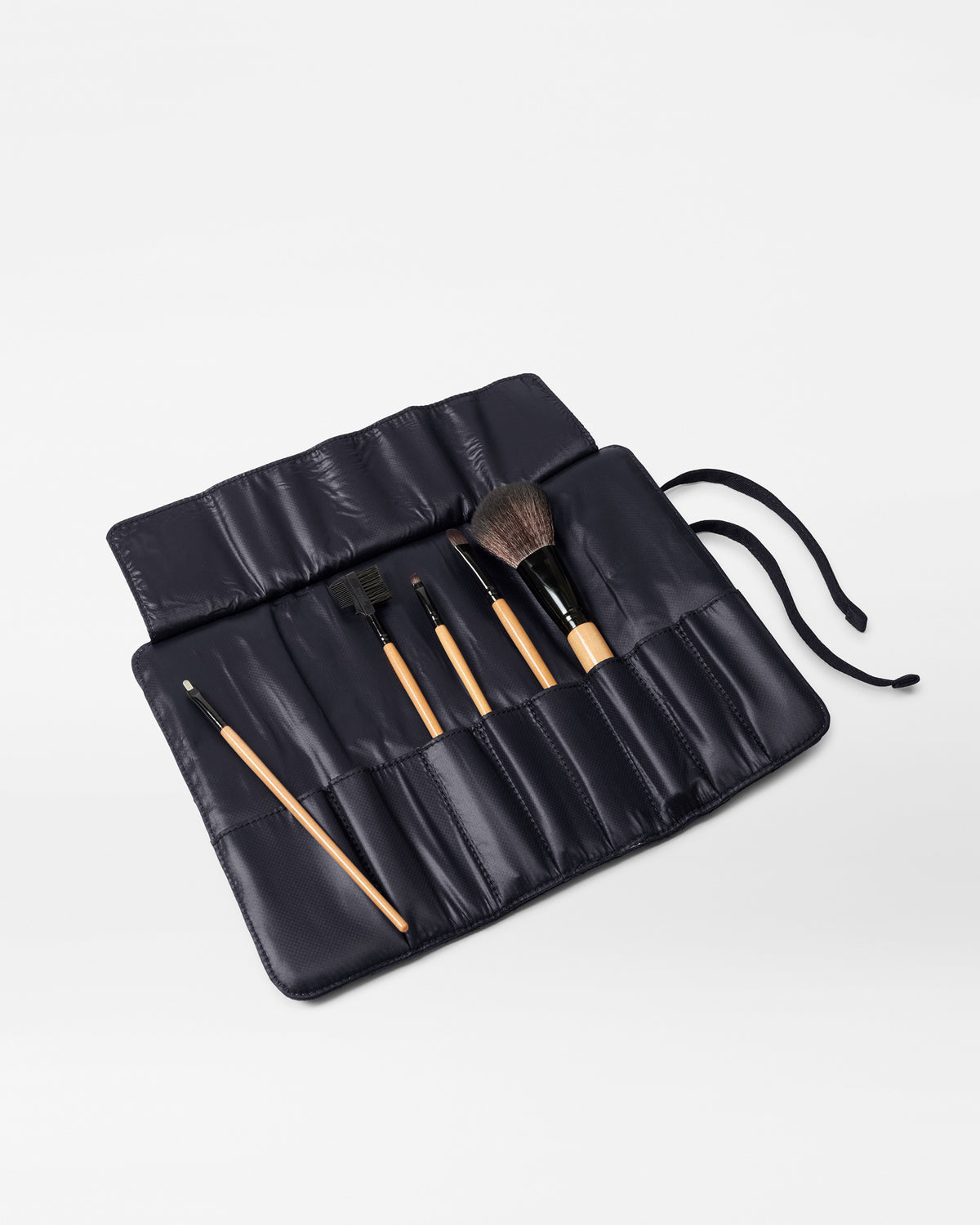 Black Makeup Brush Roll