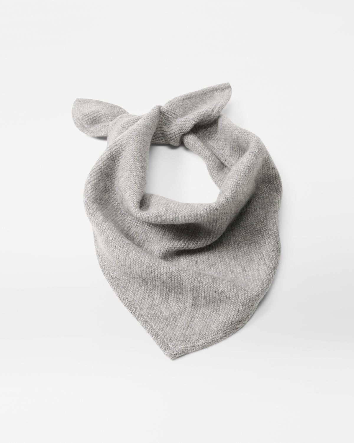 Grey Cashmere Bandana