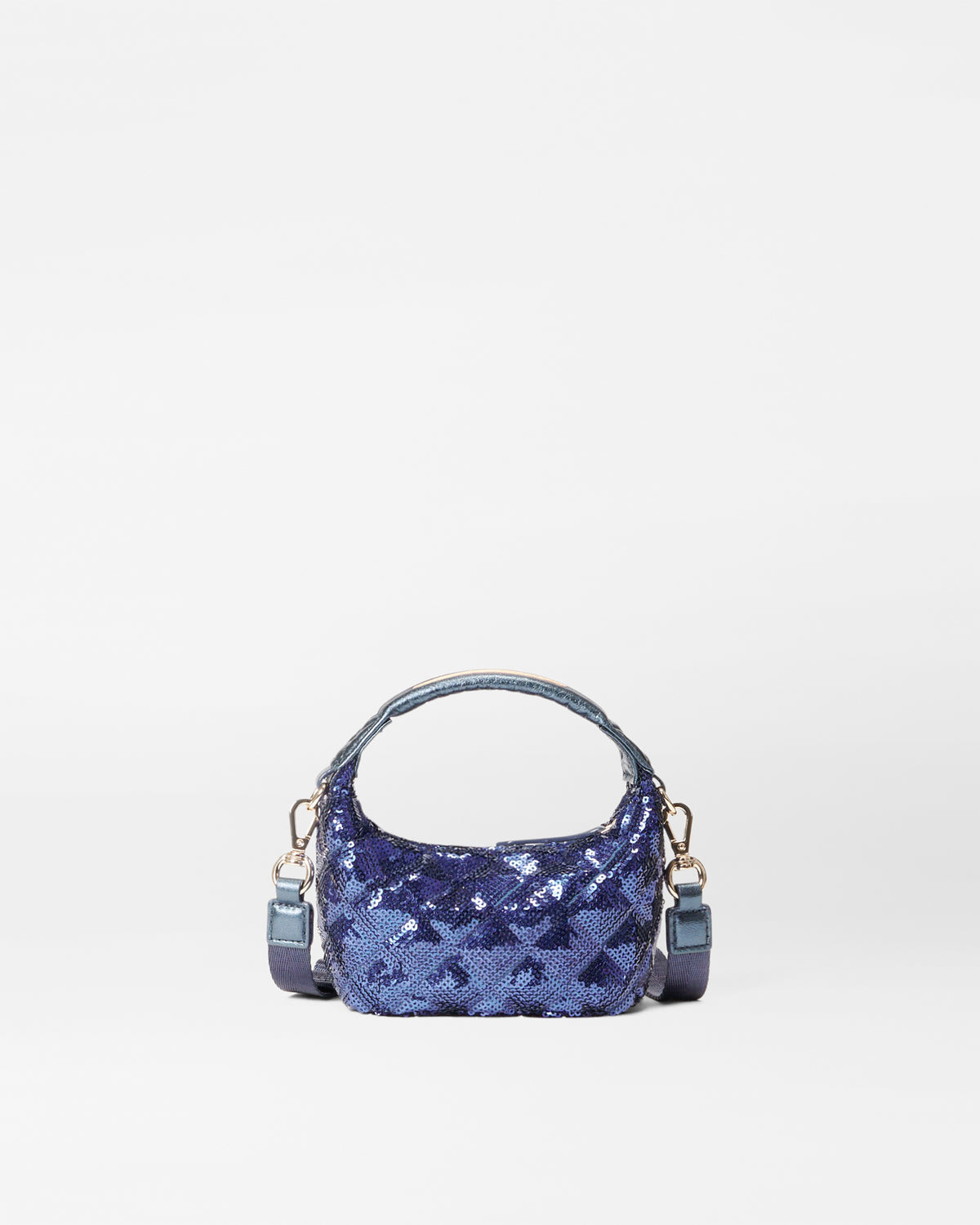 Sapphire Sequin Micro Hobo