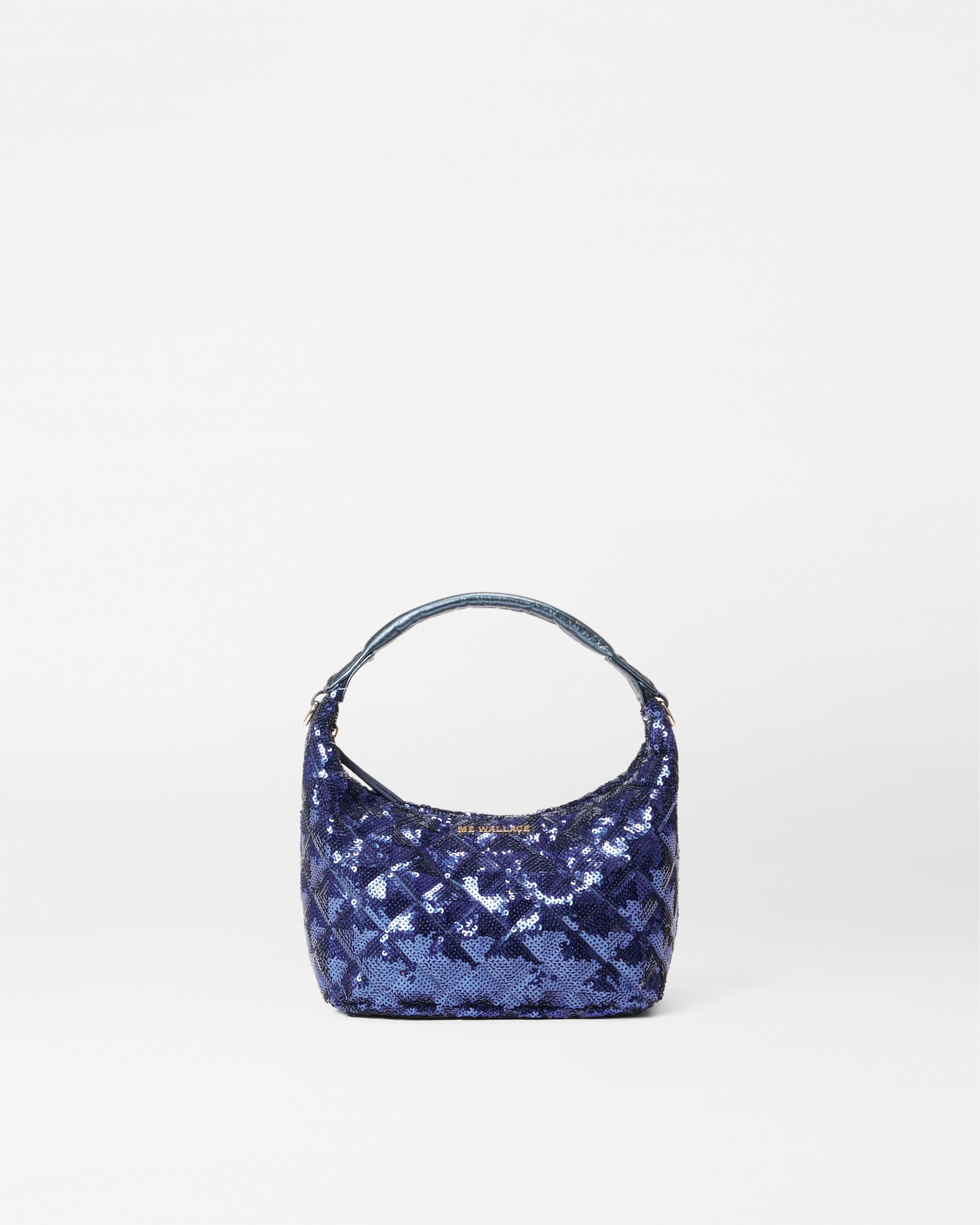 Sapphire Sequin Mini Hobo