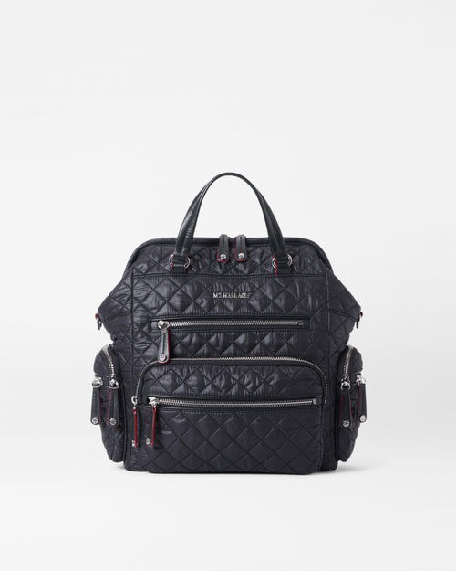 Black Crosby Frame Backpack II