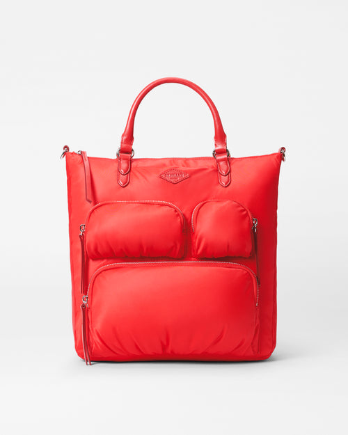 Chelsea Convertible Backpack-Bright Cherry