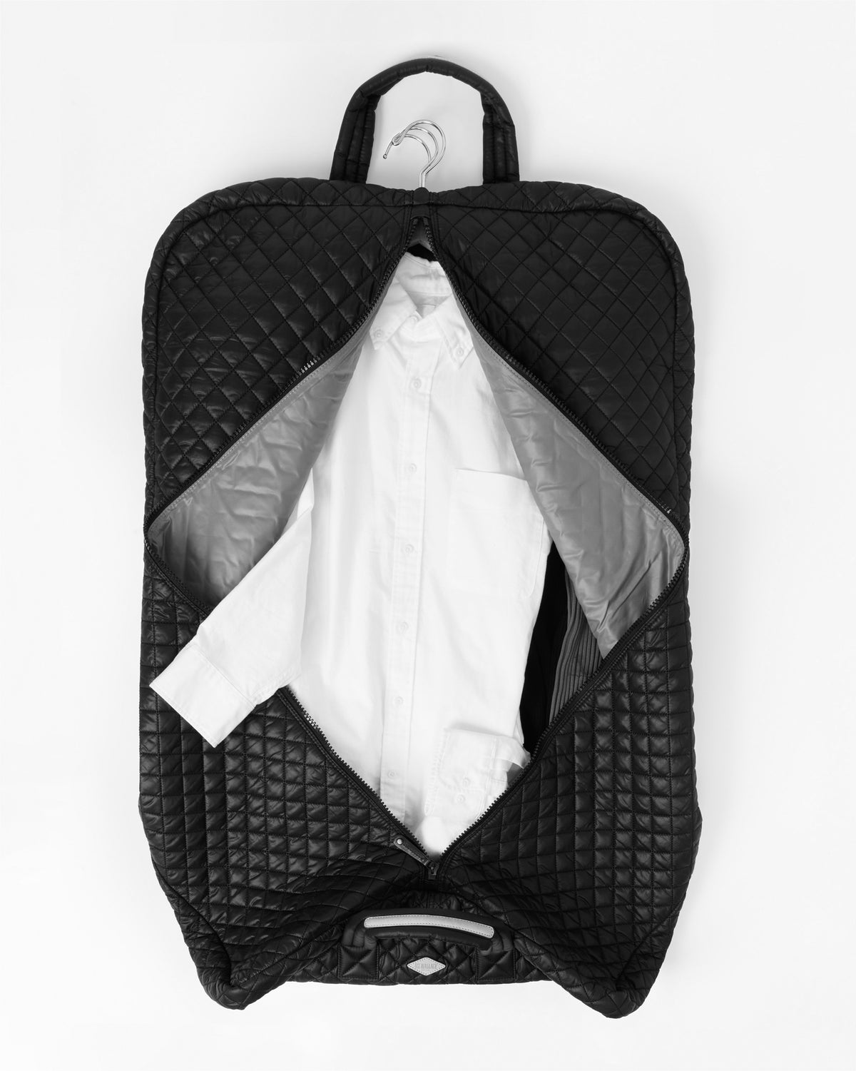 Michael Quilted Garment Bag in Black | MZ Wallace