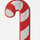 Multi Leather Candy Cane Key Charm