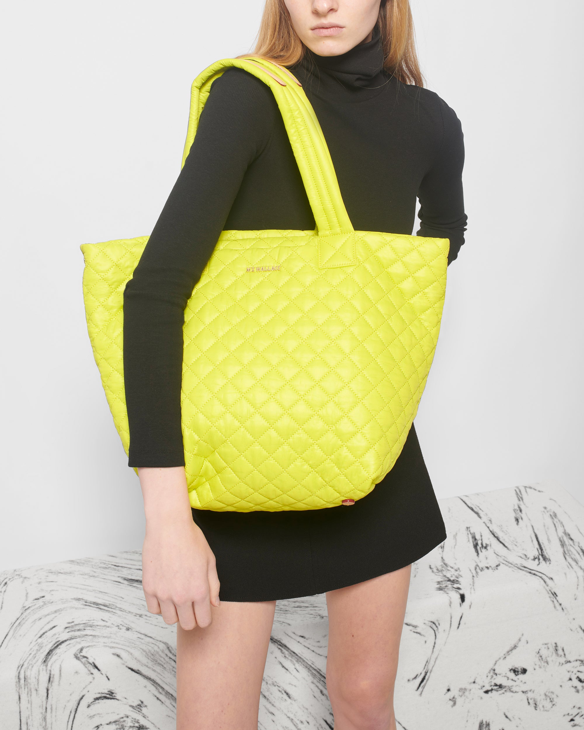 Yellow discount shopper bag