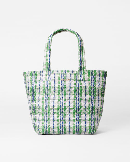 Medium Metro Tote Deluxe-Summer Plaid