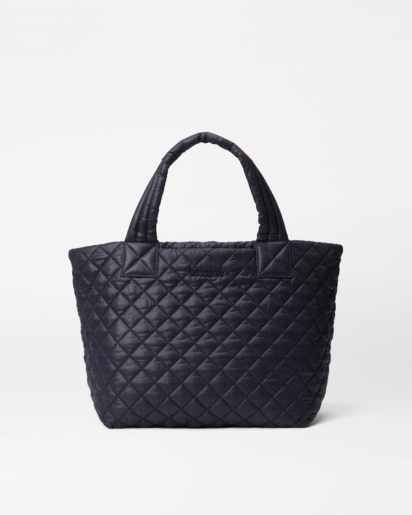 Black Small Metro Tote Deluxe - MZ WALLACE