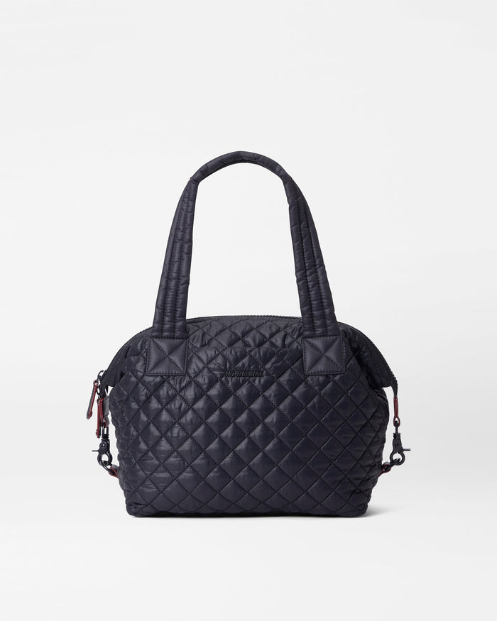 MZ Wallace REC METRO CITY GRAY QUILTED SOFT NYLON