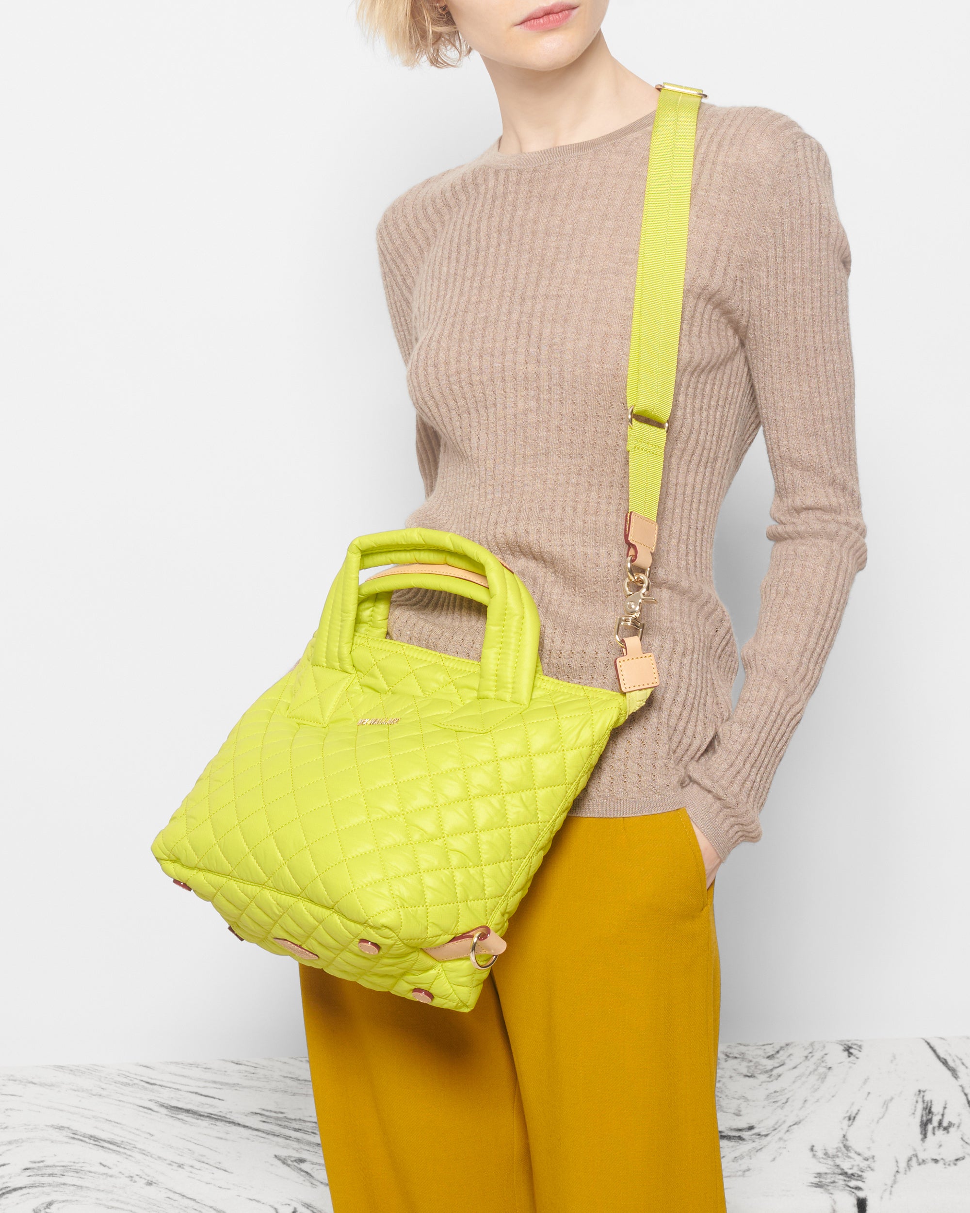 Yellow mini online handbag