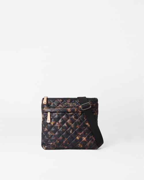 Tortoise Metro Flat Crossbody