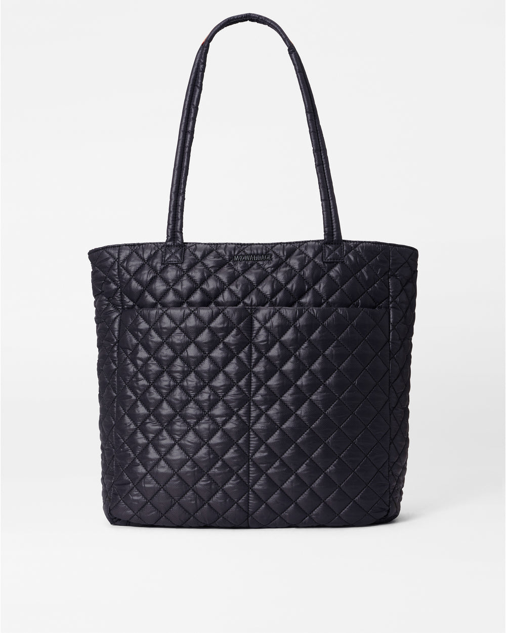 Large Metro Quatro Quilted Tote Bag in Black | MZ Wallace