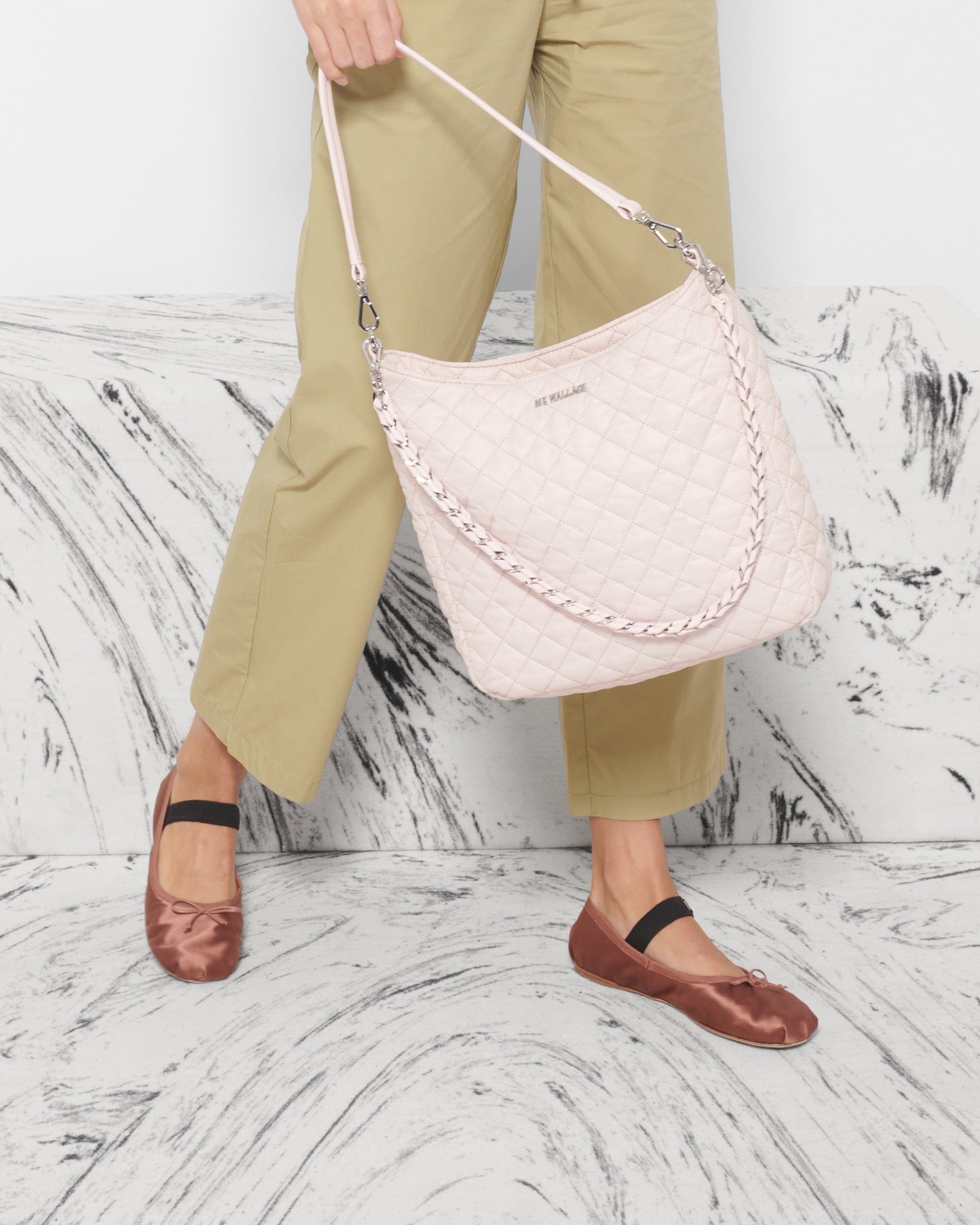 MZ Wallace Rose Crosby Hobo Bag