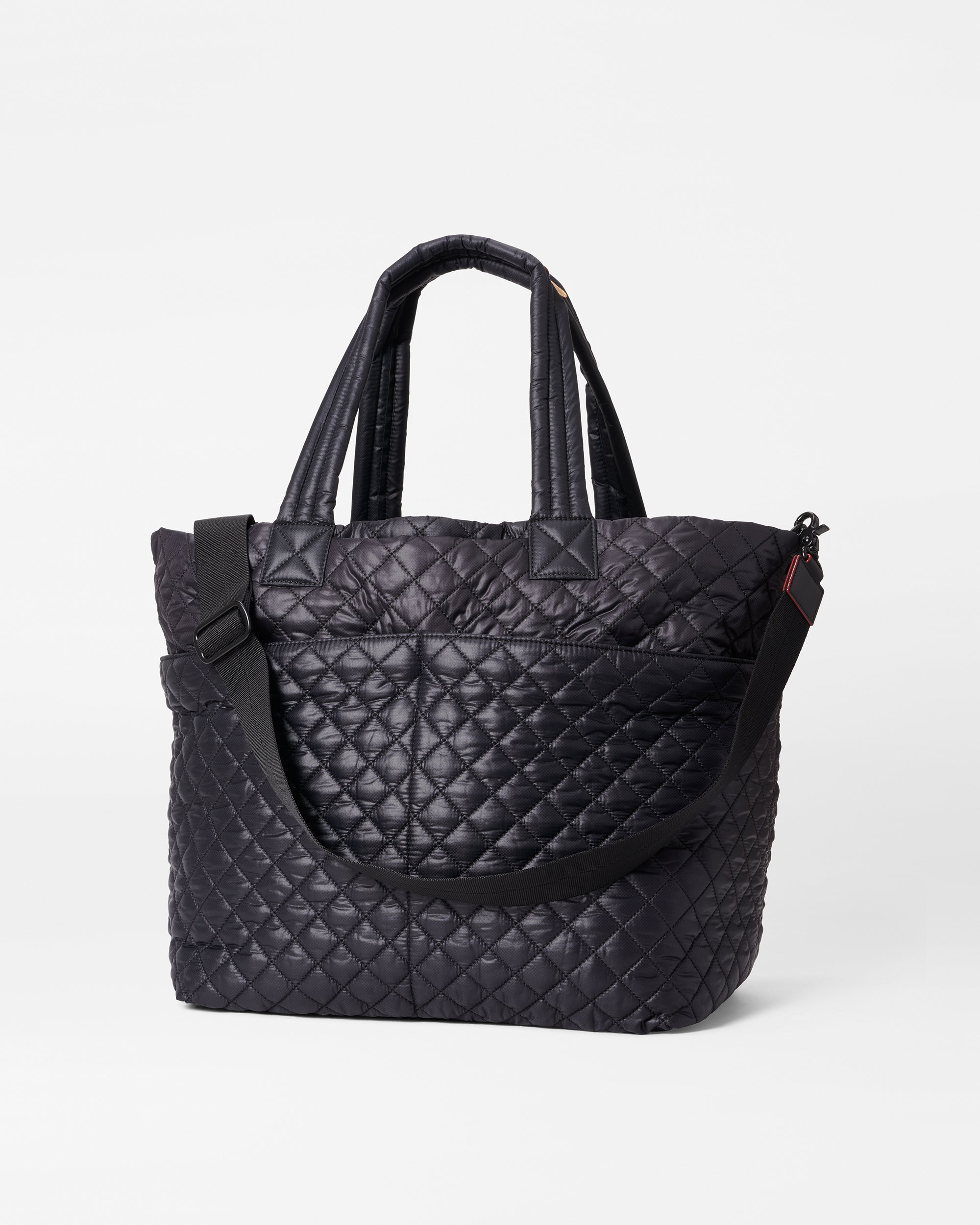 Large Metro Quilted Tennis Tote Bag in Black | MZ Wallace