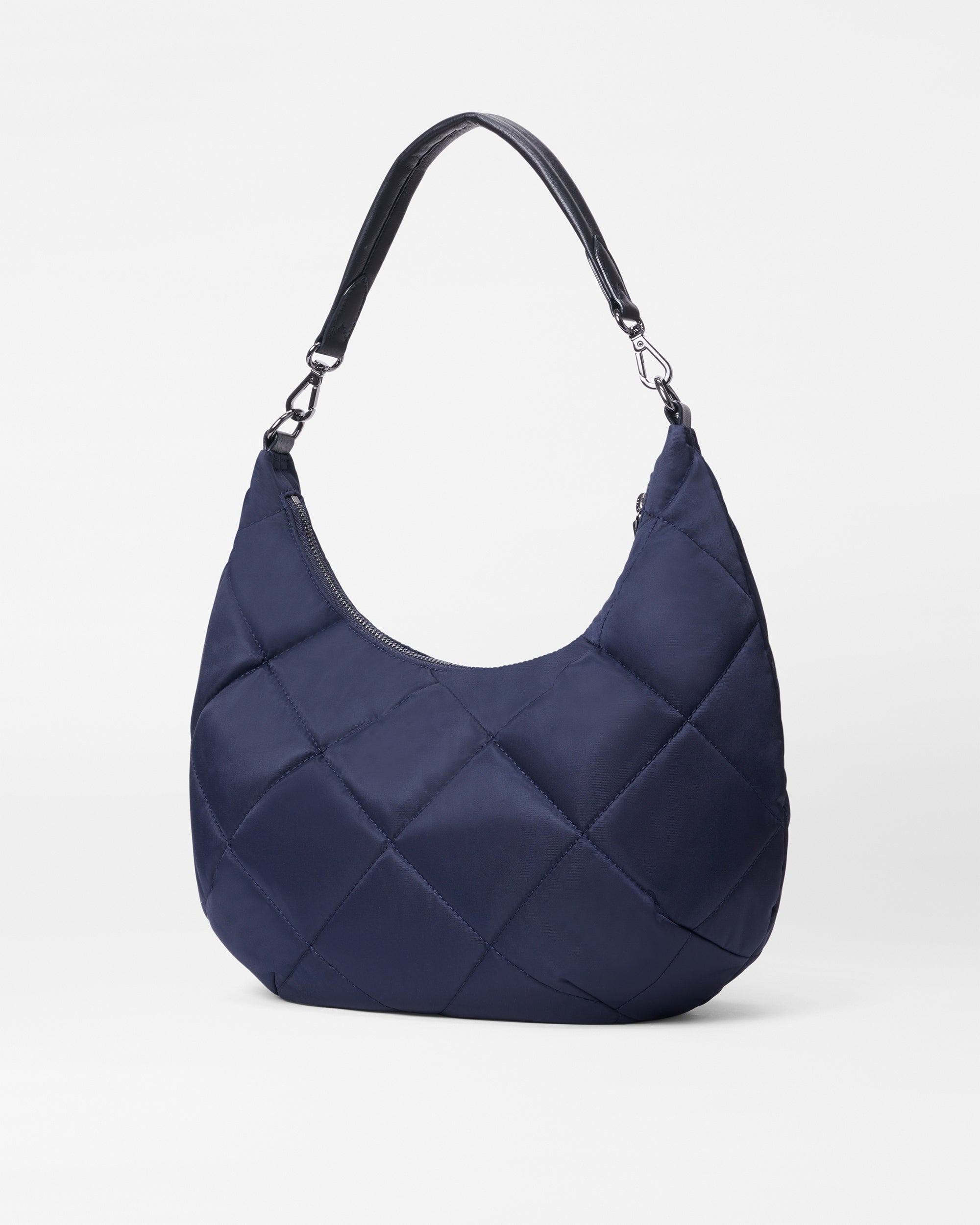 Blue quilted purse hot sale