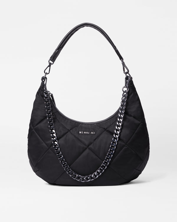 Black Madison Shoulder Bag