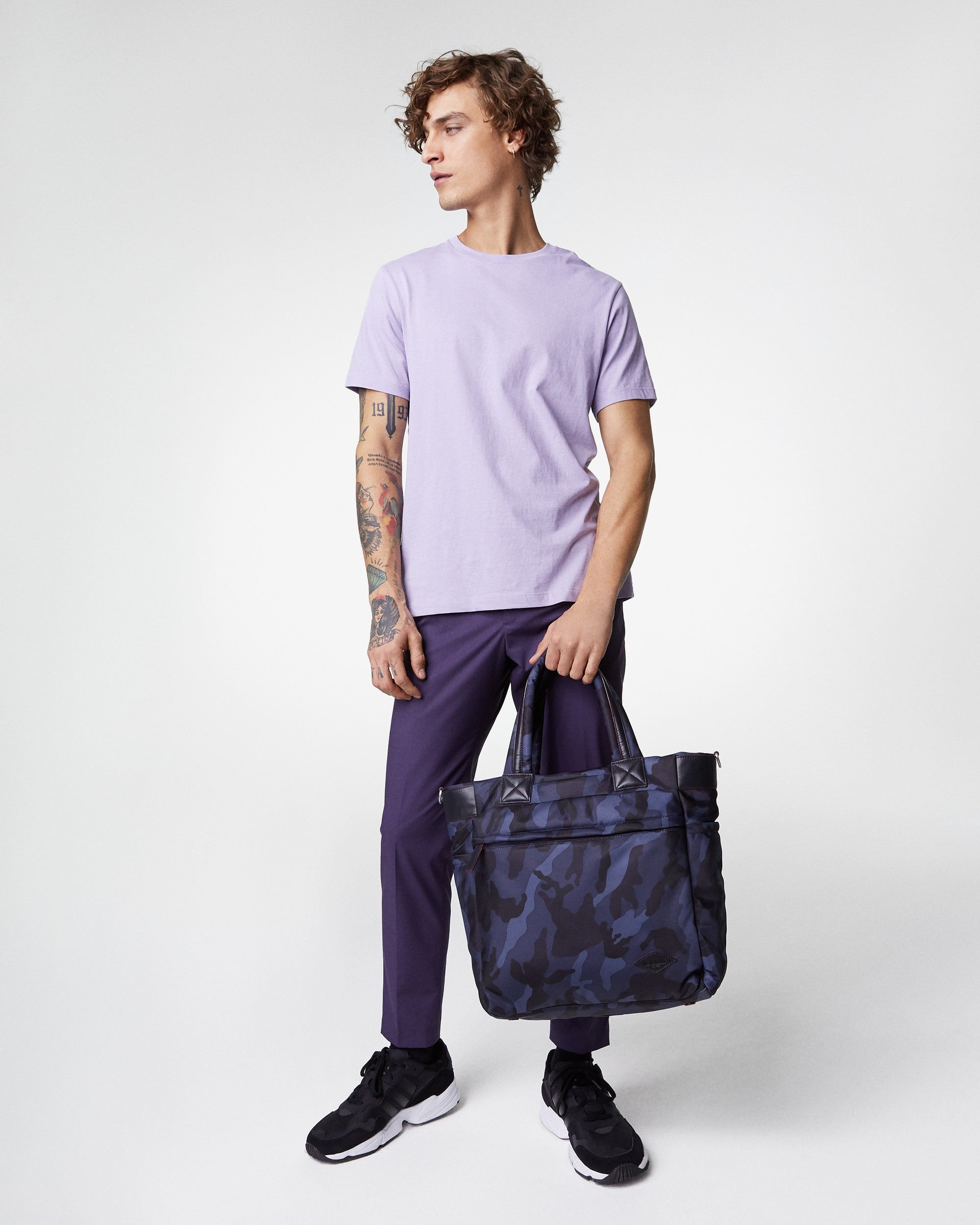 Blue on sale camo tote